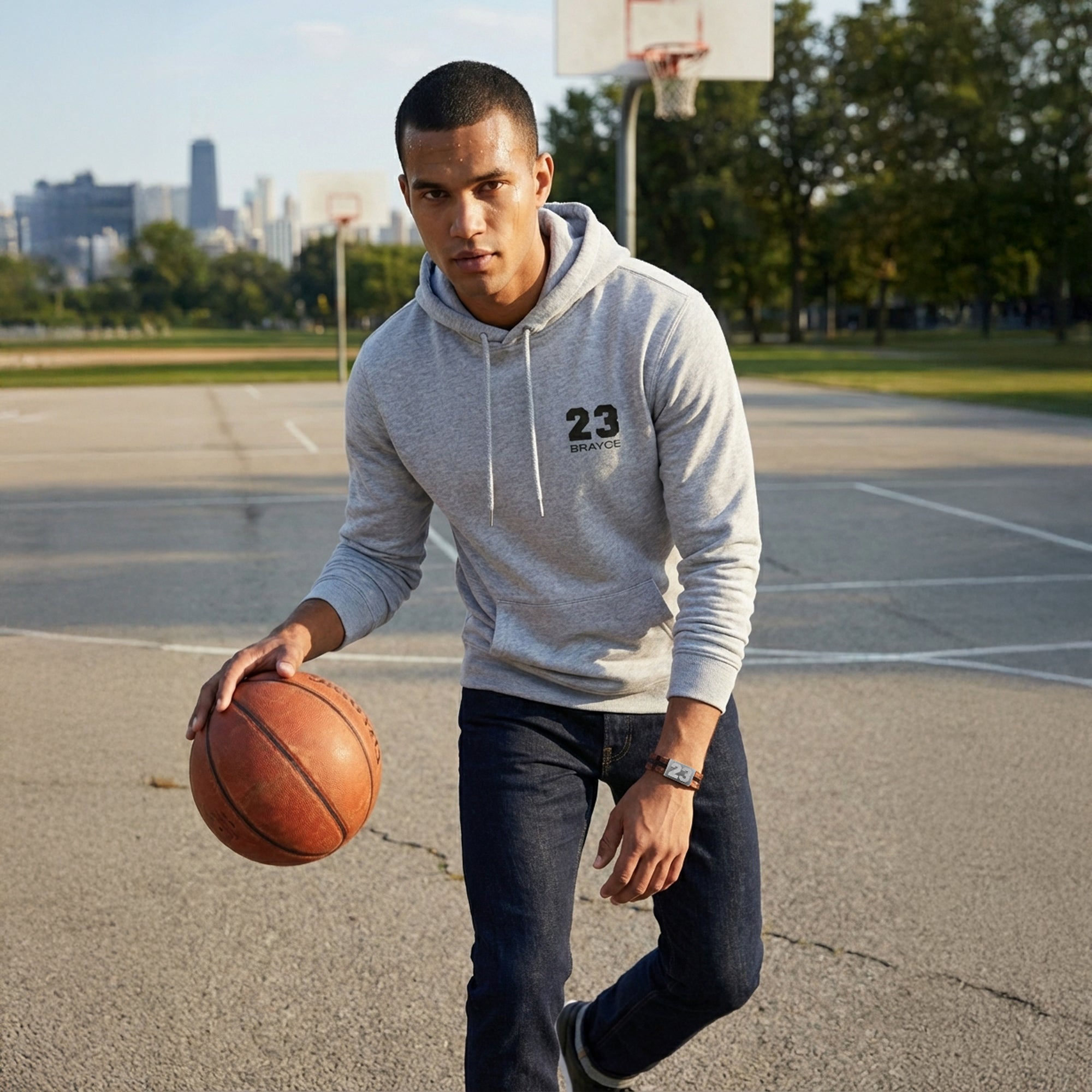 BRAYCE® Clutch personalisierter Hoodie