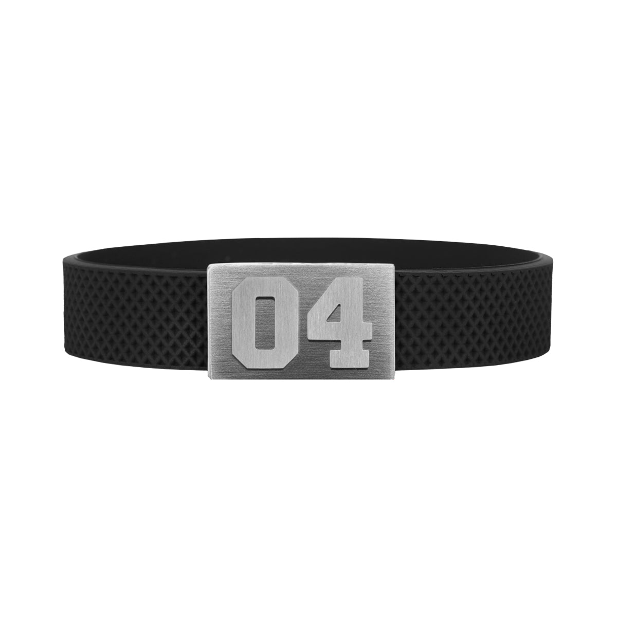 BRAYCE HockeyPuck bracelet with number 04