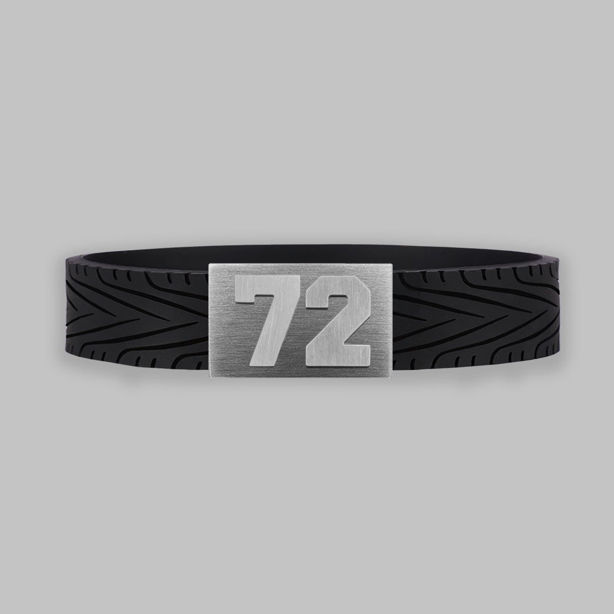 BRAYCE RacingTire bracelet with number 72