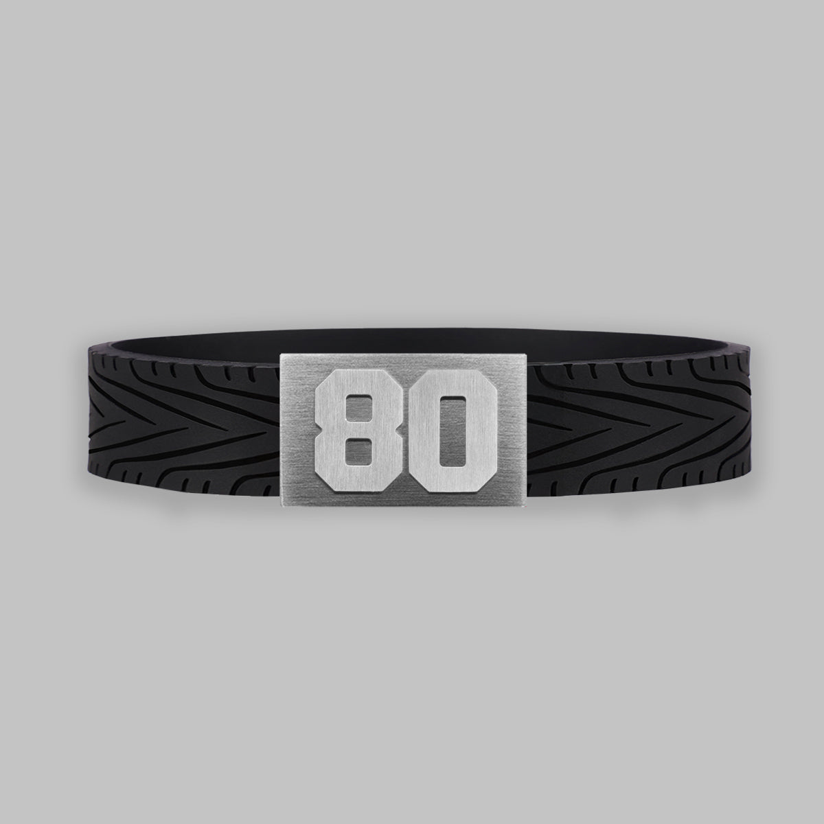 BRAYCE RacingTire bracelet with number 80