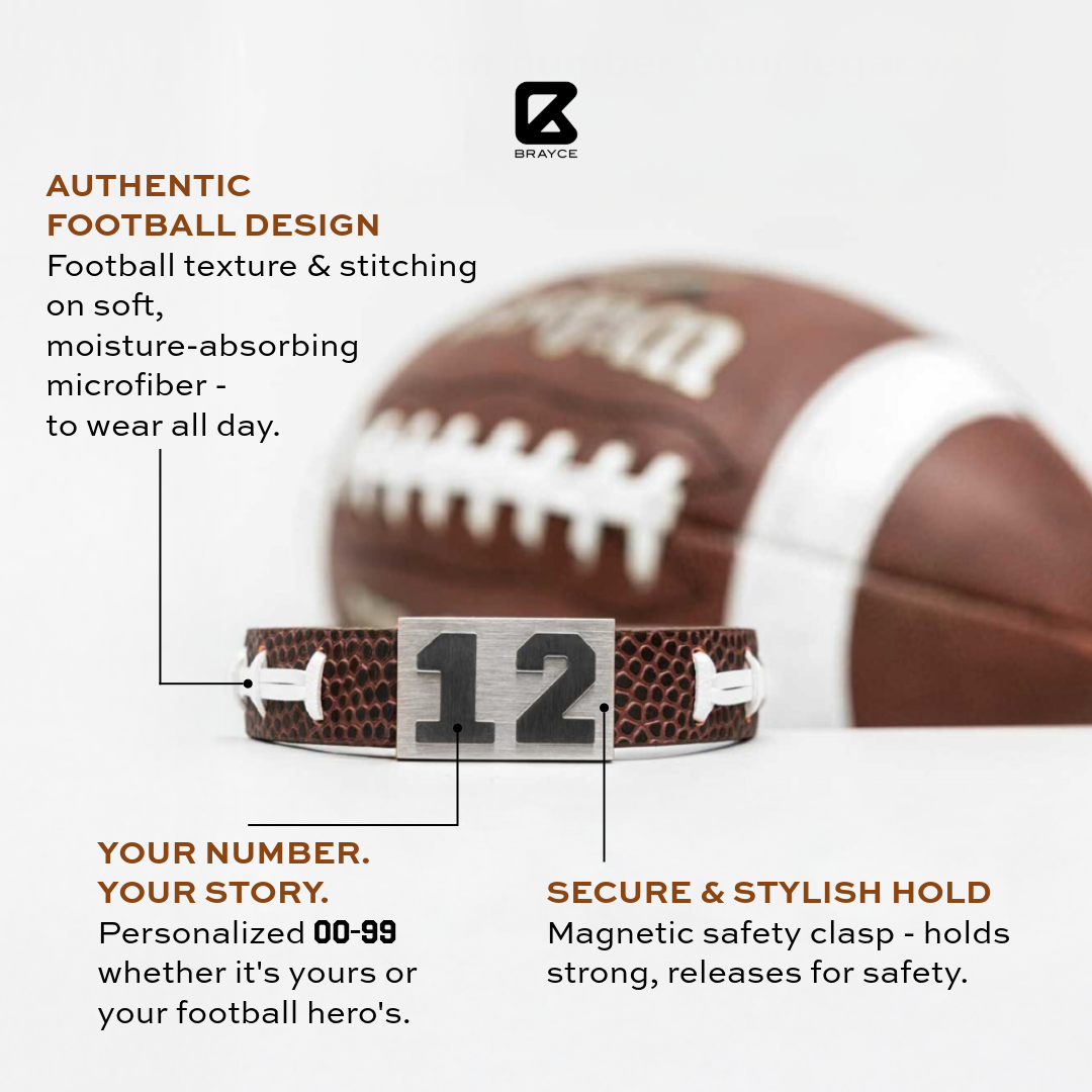 BRAYCE® Football Bracelet