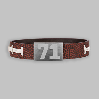 BRAYCE Football bracelet with number 71
