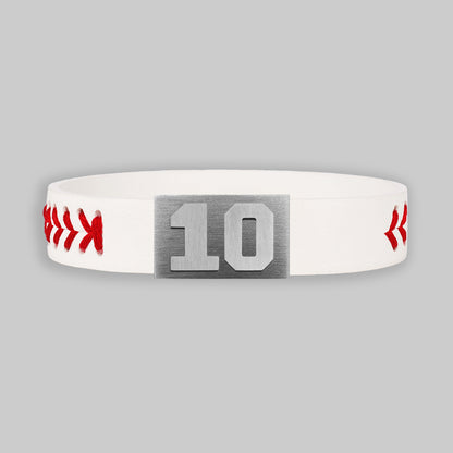 BRAYCE Baseball bracelet with number 10
