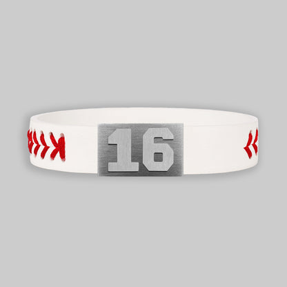 BRAYCE Baseball bracelet with number 16