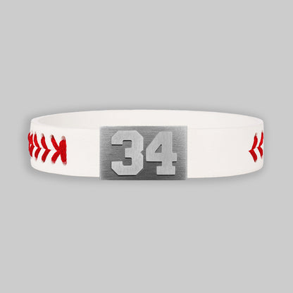 BRAYCE Baseball bracelet with number 34