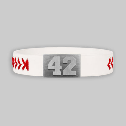 BRAYCE Baseball bracelet with number 42