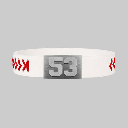 BRAYCE Baseball bracelet with number 53