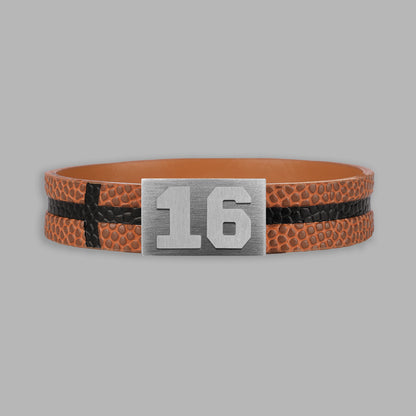 BRAYCE Basketball bracelet with number 16