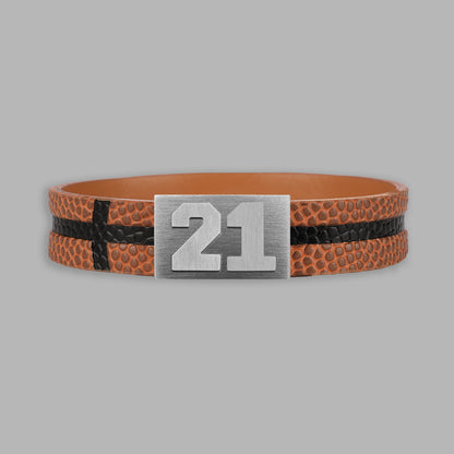 BRAYCE Basketball bracelet with number 21