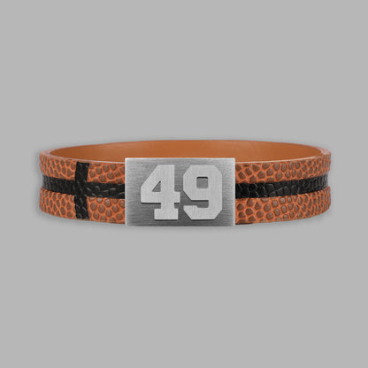 BRAYCE Basketball bracelet with number 49