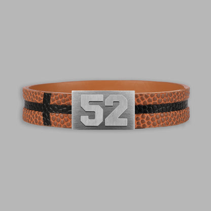BRAYCE Basketball bracelet with number 52