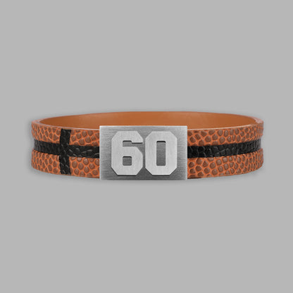BRAYCE Basketball bracelet with number 60