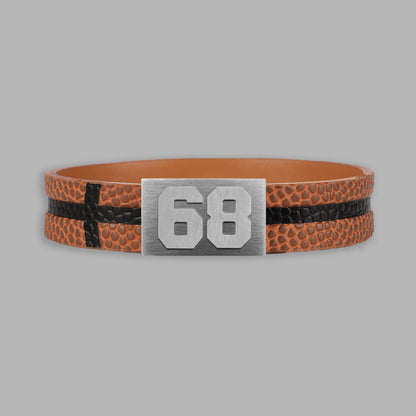 BRAYCE Basketball bracelet with number 68