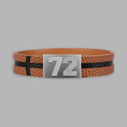 BRAYCE Basketball bracelet with number 72