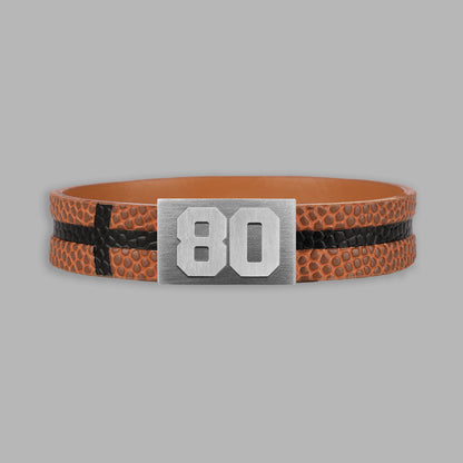 BRAYCE Basketball bracelet with number 80