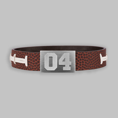 BRAYCE Football bracelet with number 04