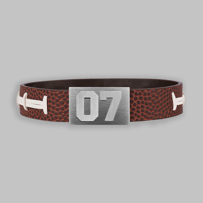 BRAYCE Football bracelet with number 07