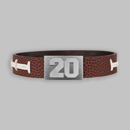 BRAYCE Football bracelet with number 20