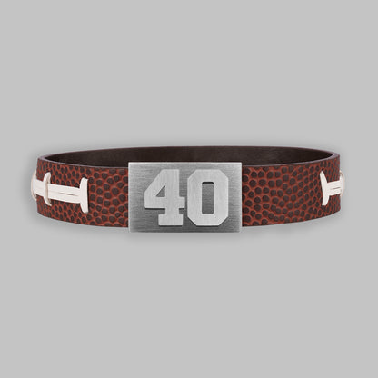 BRAYCE Football bracelet with number 40