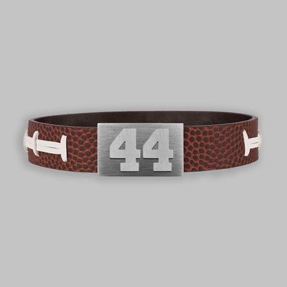 BRAYCE Football bracelet with number 44