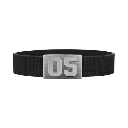 BRAYCE HockeyPuck bracelet with number 05
