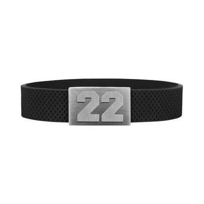 BRAYCE HockeyPuck bracelet with number 22