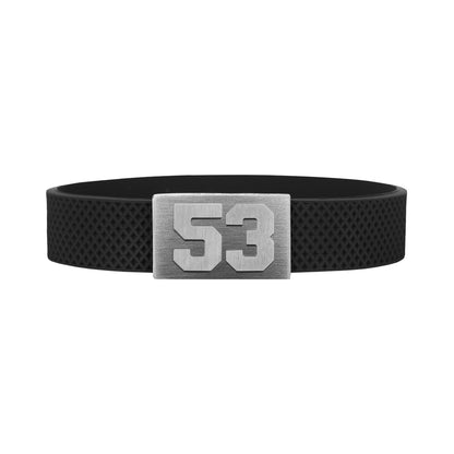 BRAYCE HockeyPuck bracelet with number 53