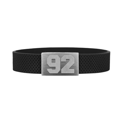 BRAYCE HockeyPuck bracelet with number 92