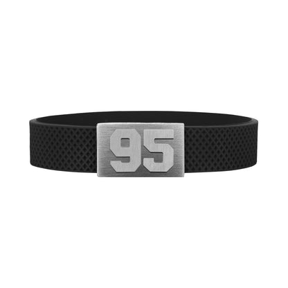BRAYCE HockeyPuck bracelet with number 95