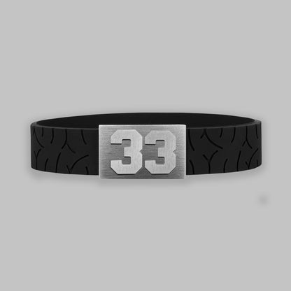 BRAYCE Motorbike bracelet with number 33