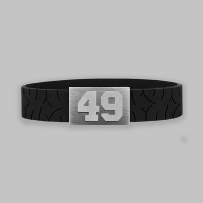 BRAYCE Motorbike bracelet with number 49