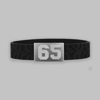 BRAYCE Motorbike bracelet with number 65