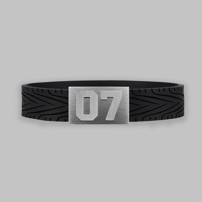 BRAYCE RacingTire bracelet with number 07