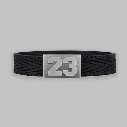 BRAYCE RacingTire bracelet with number 23