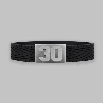 BRAYCE RacingTire bracelet with number 30