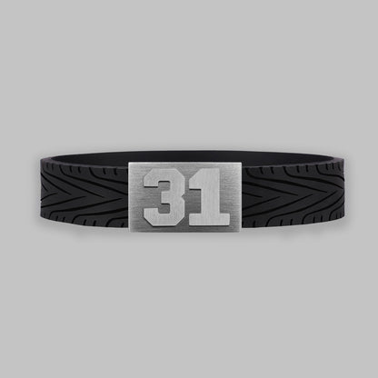 BRAYCE RacingTire bracelet with number 31