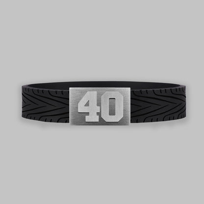 BRAYCE RacingTire bracelet with number 40