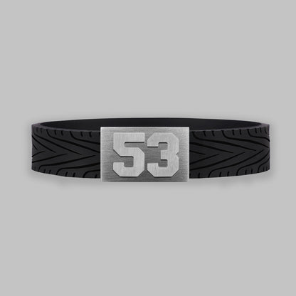 BRAYCE RacingTire bracelet with number 53