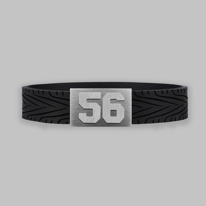 BRAYCE RacingTire bracelet with number 56