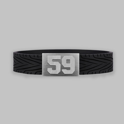BRAYCE RacingTire bracelet with number 59