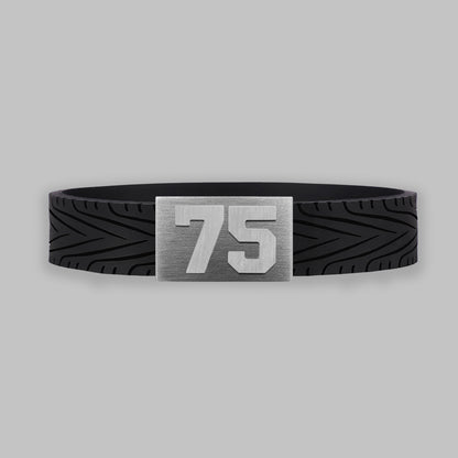 BRAYCE RacingTire bracelet with number 75