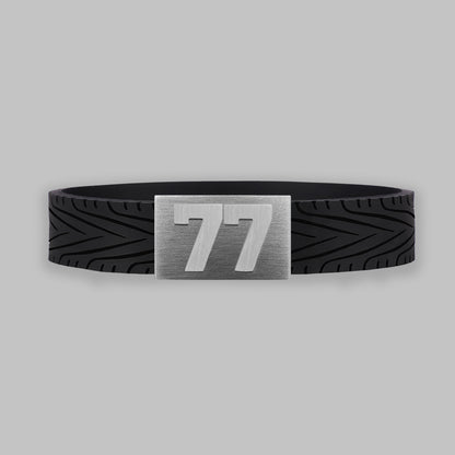 BRAYCE RacingTire bracelet with number 77