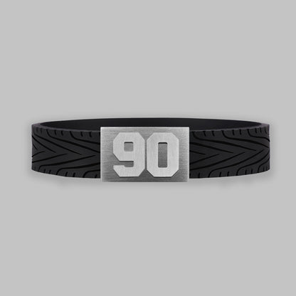 BRAYCE RacingTire bracelet with number 90