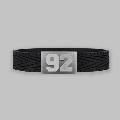 BRAYCE RacingTire bracelet with number 92
