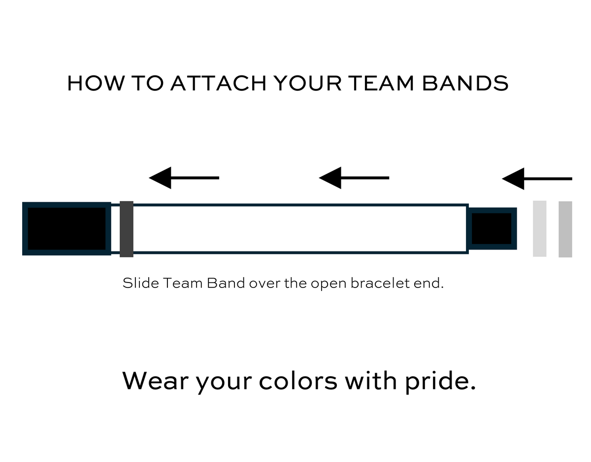 BRAYCE® Ultimate Team Pride Collection – 30 Team Bands in 15 Colors