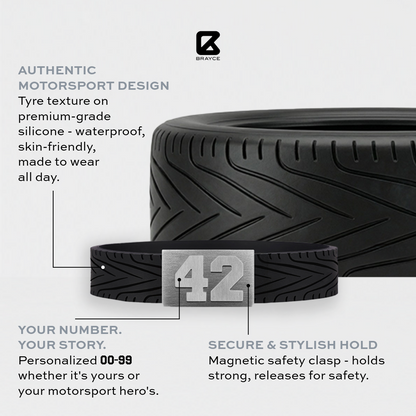 BRAYCE® Race Tyre Bracelet