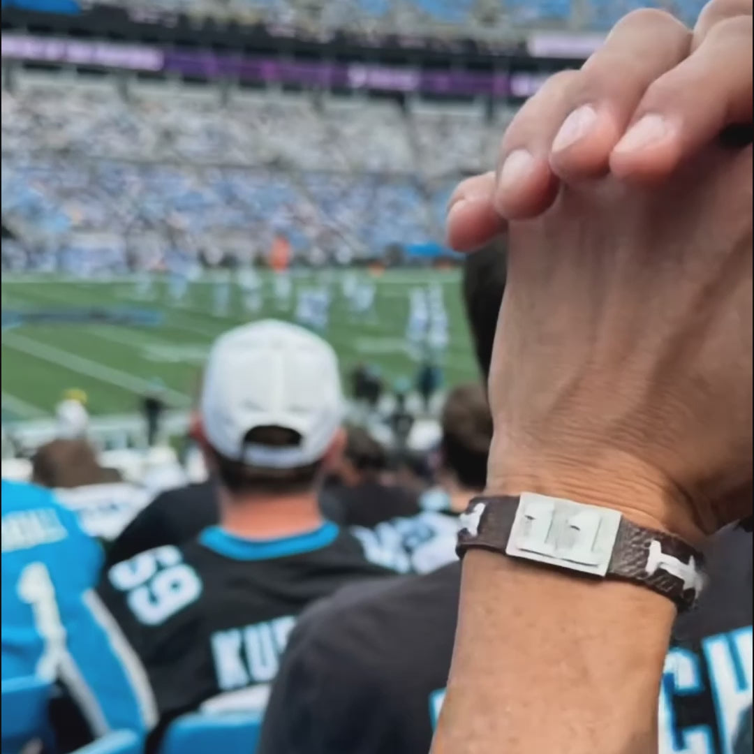 Load video: BRAYCE® Football Bracelet
